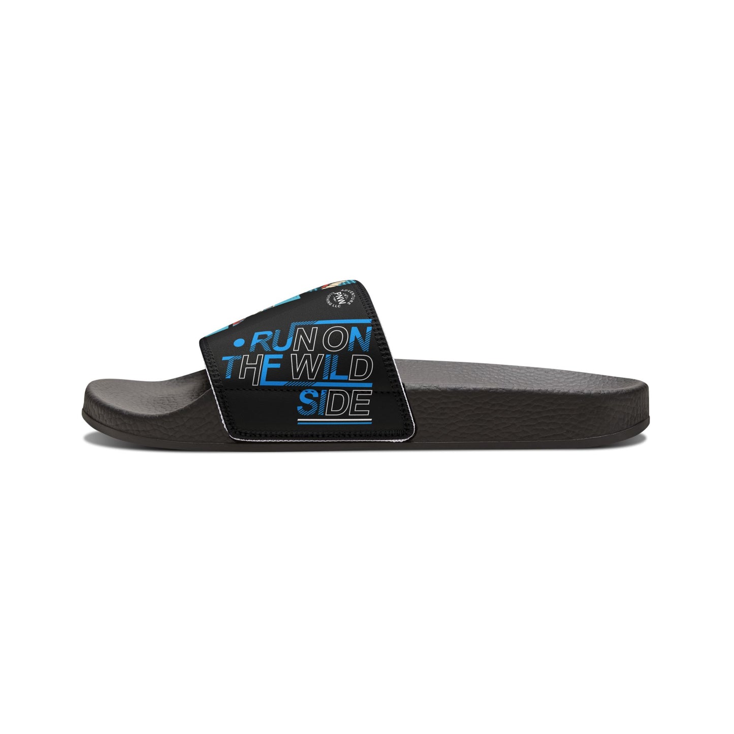 Trendy Women's Sandals, Fun Graphic Slide Sandals, Stylish Summer Footwear, Poolside Slides, Comfortable Casual Sandals
