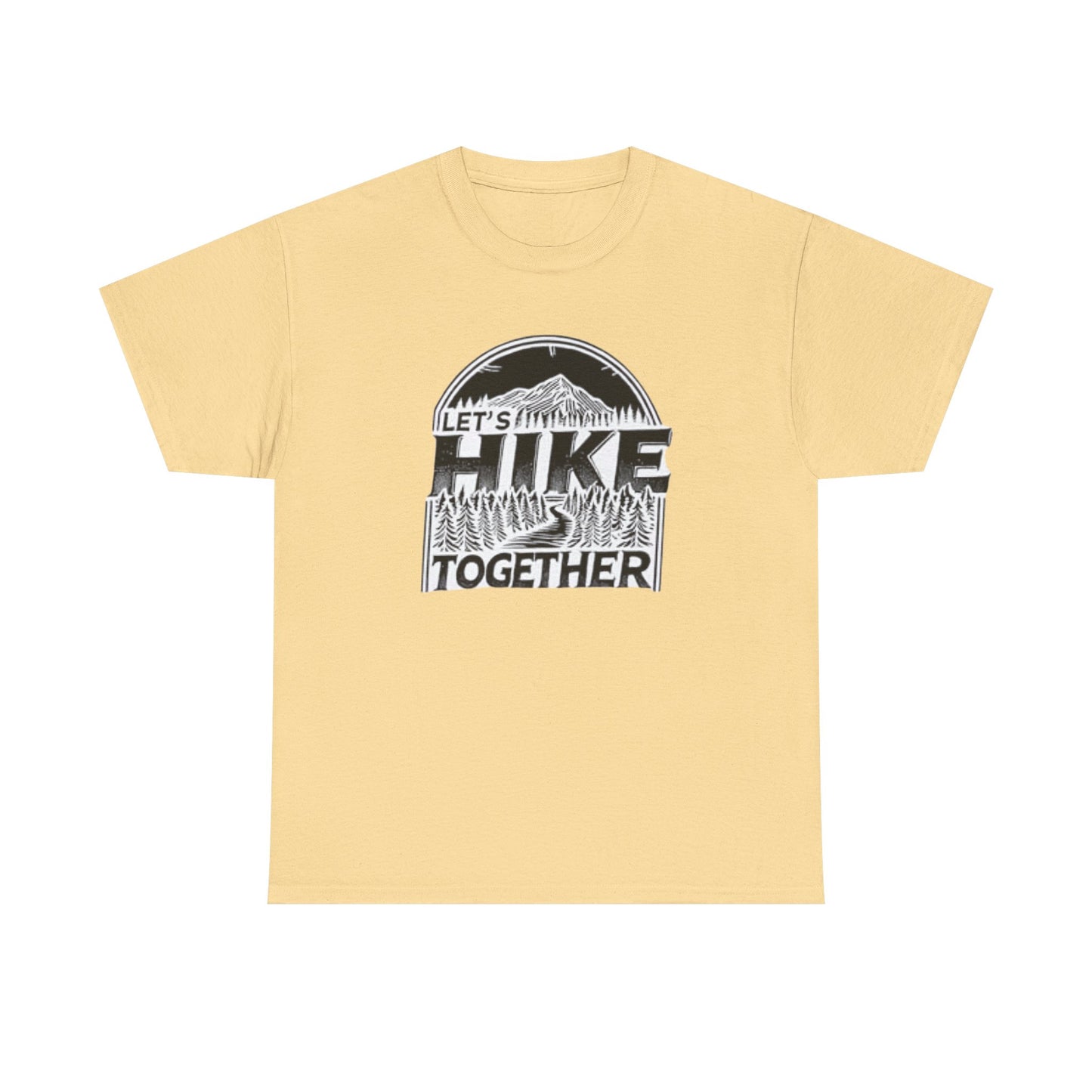 Let's Hike Together Unisex Tee, Adventure Outdoor Traveler Tshirt, Mountain Hiker Trail Shirt