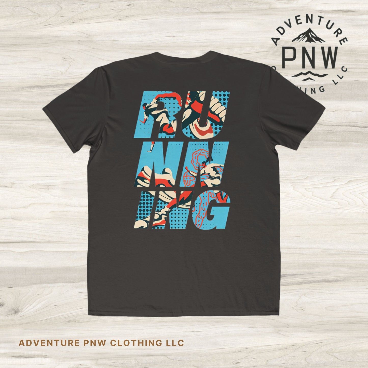 Athletic T-Shirt, Outdoor Adventure Tee, Dare to Try Running Hiking PNW Lightweight Fashion Tee, Men's Activewear, Fitness Top