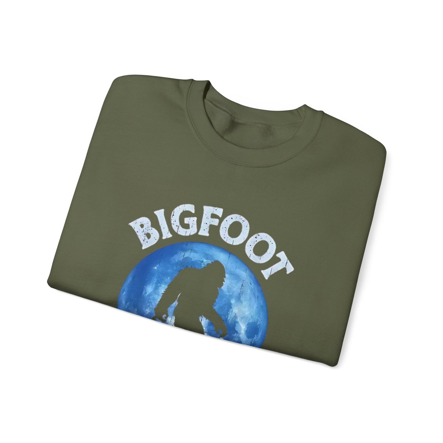 Funny Sasquatch Vintage Unisex Sweatshirt, Bigfoot Saw Me Shirt, Gift for Cryptid Lover, Yeti Graphic Pullover, Cryptozoology Crewneck