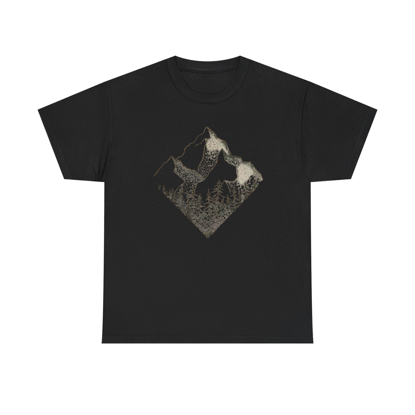 Mountain Range Adventure Unisex Tee, Hiking T-Shirt National Parks, Outdoors Gift Nature Lover Shirt, Diamond Range Shirt
