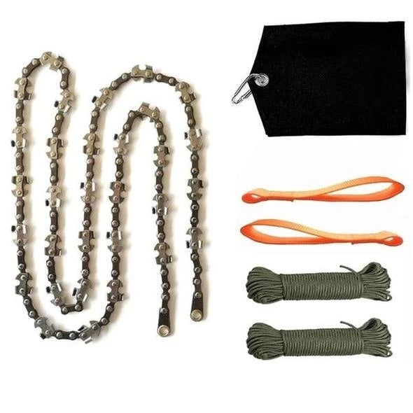 24-Inch Portable Hand Chain Saw | Outdoor Survival and Garden Wire Saw