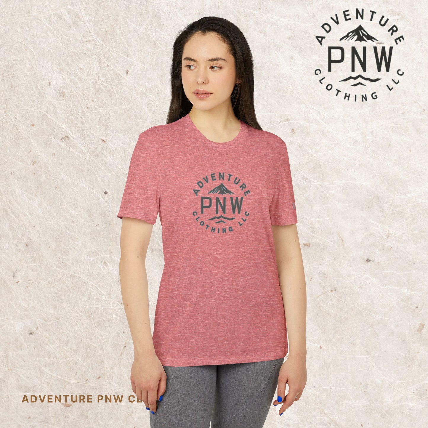 Adidas® Unisex PNW Black Logo Sport T-Shirt | Premium Comfort Athletic Adventure Mountains
