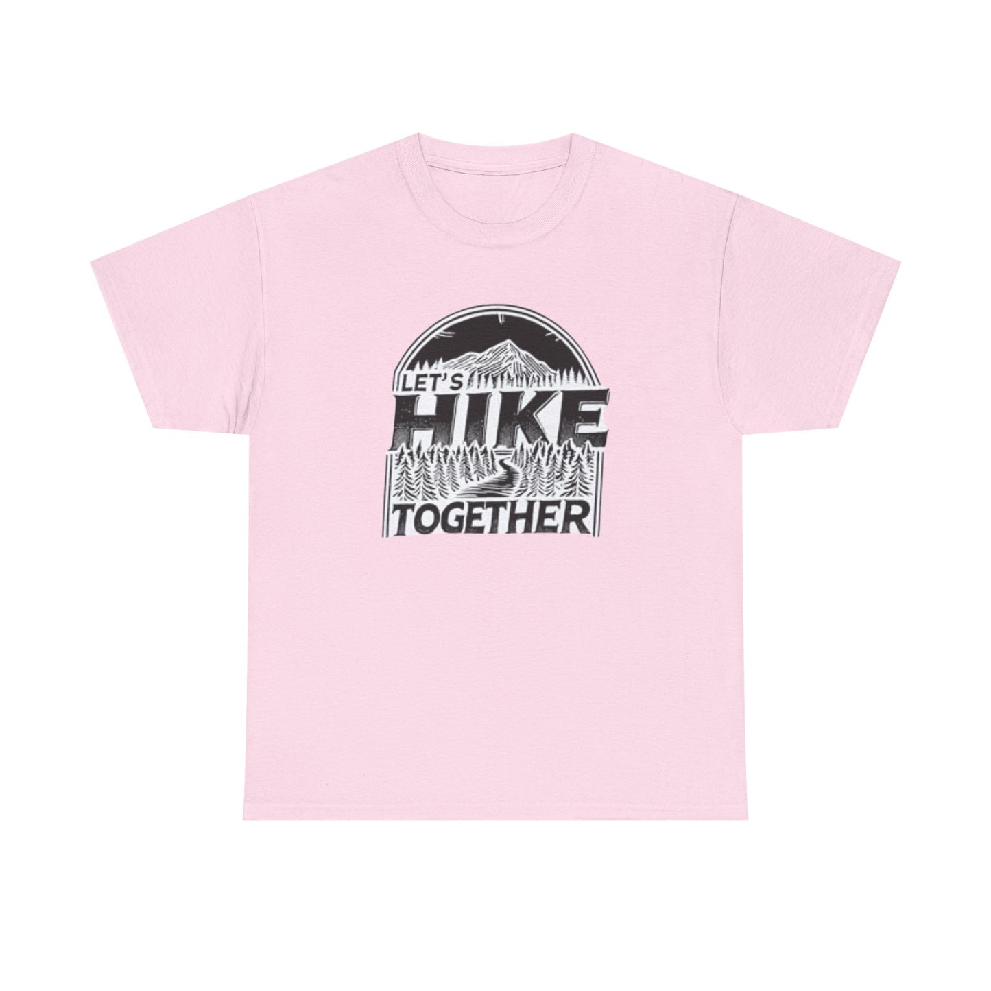 Let's Hike Together Unisex Tee, Adventure Outdoor Traveler Tshirt, Mountain Hiker Trail Shirt