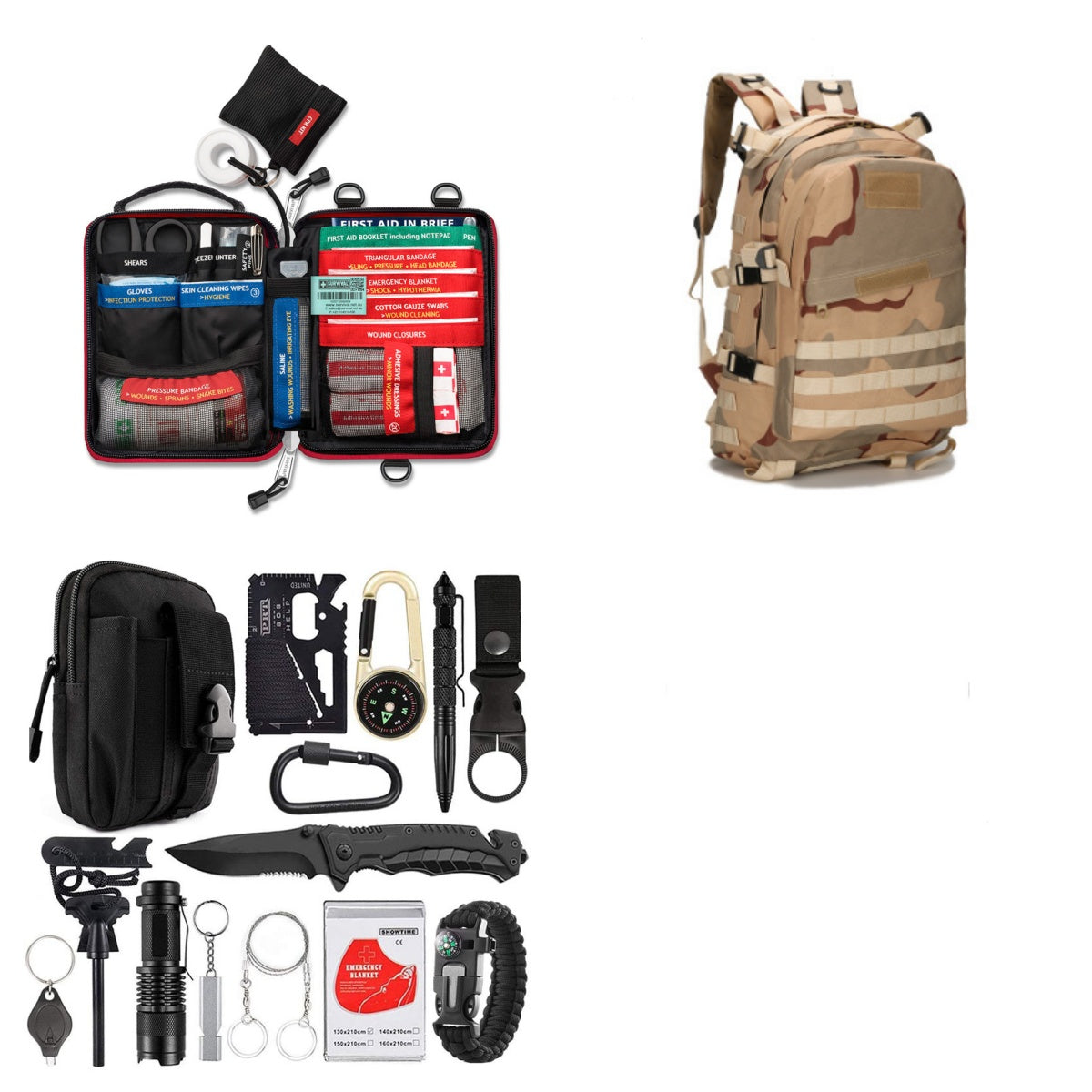 Multi-Function Survival Tool | Outdoor Camping & Self-Defense Gear