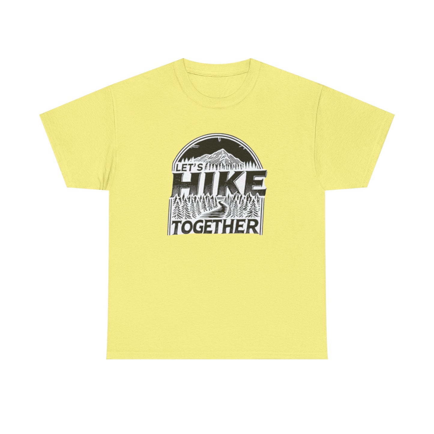 Let's Hike Together Unisex Tee, Adventure Outdoor Traveler Tshirt, Mountain Hiker Trail Shirt