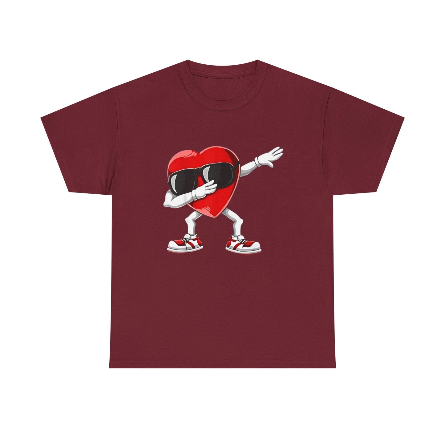 Dabbing Heart Funny Gifts Mens Kids Boys Valentines Day T-Shirt, V day cute shirt for him or her - Unisex Tee, Valentine's Day Tee, Funny