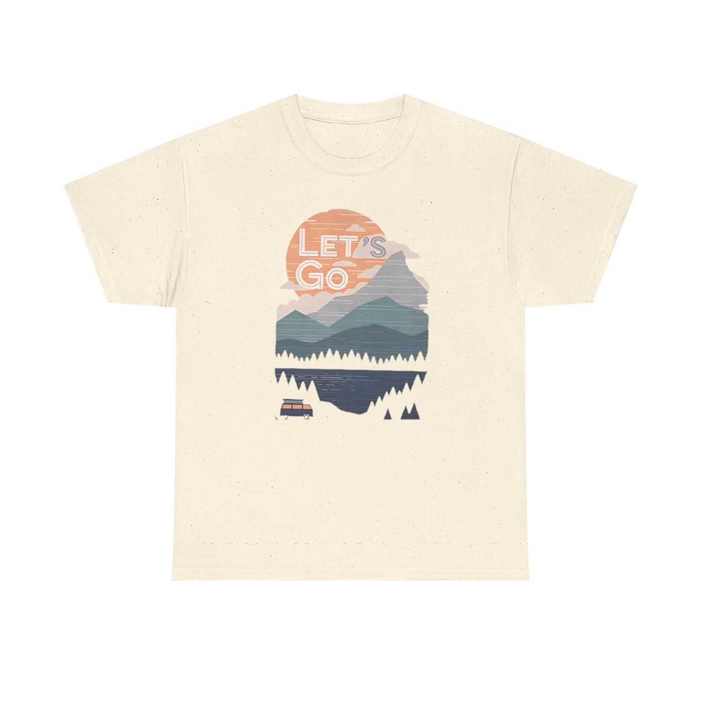 Women's Mountain Graphic T Shirt, Glamping Adventure Nature Lover Tee, Unisex Heavy Cotton, Casual 90s Shirt, Camping Hiking Wilderness