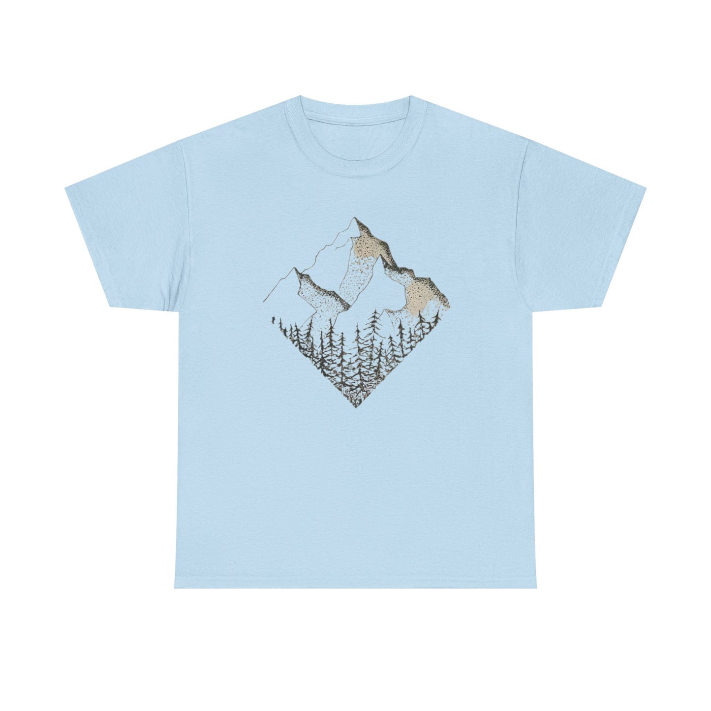 Mountain Range Adventure Unisex Tee, Hiking T-Shirt National Parks, Outdoors Gift Nature Lover Shirt, Diamond Range Shirt