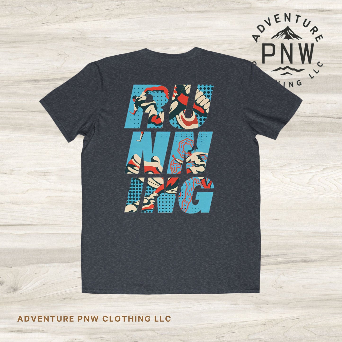 Athletic T-Shirt, Outdoor Adventure Tee, Dare to Try Running Hiking PNW Lightweight Fashion Tee, Men's Activewear, Fitness Top