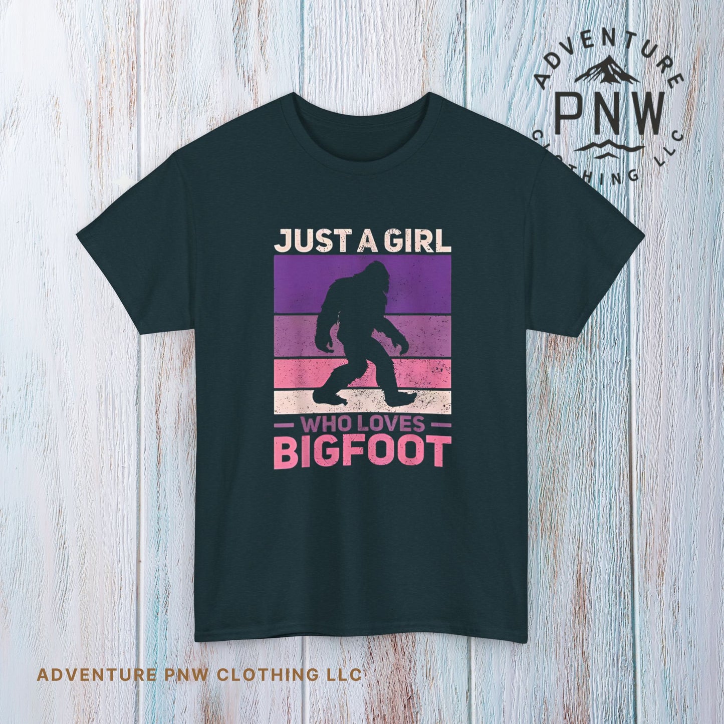 Bigfoot Valentine Shirt, Funny Tee, Unisex Heavy Cotton Tee, Bigfoot Love T-shirt, Valentines Day Gift For Him, Bigfoot Lover Gift,