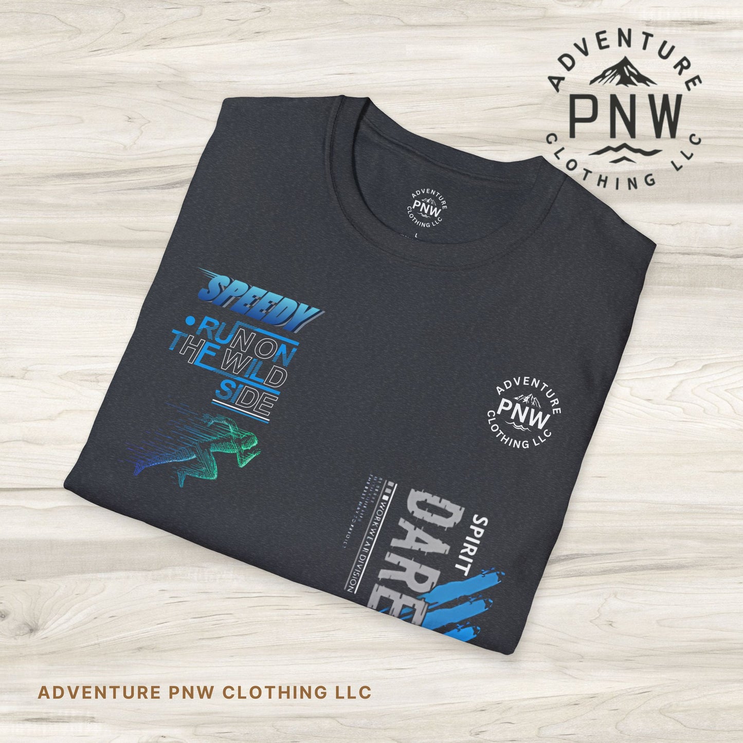 Try to Dare Athletic T-Shirt, Running Hiking PNW Outdoor Adventure Tee, Unisex Softstyle Apparel