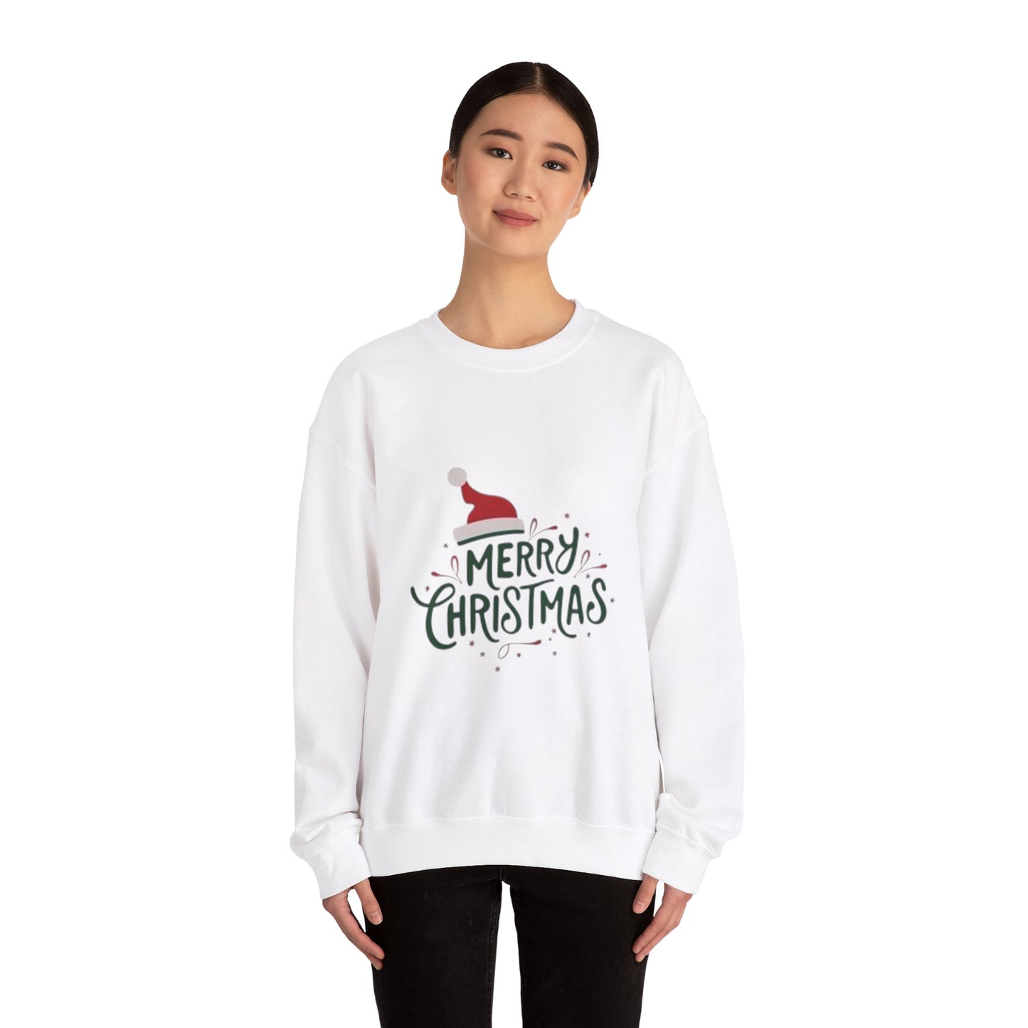 Merry Christmas Sweatshirt, Christmas Family Crewneck, Xmas Gift Idea, Woman Xmas Shirt, Cute Winter Holiday Sweater, Christmas Matching Tee