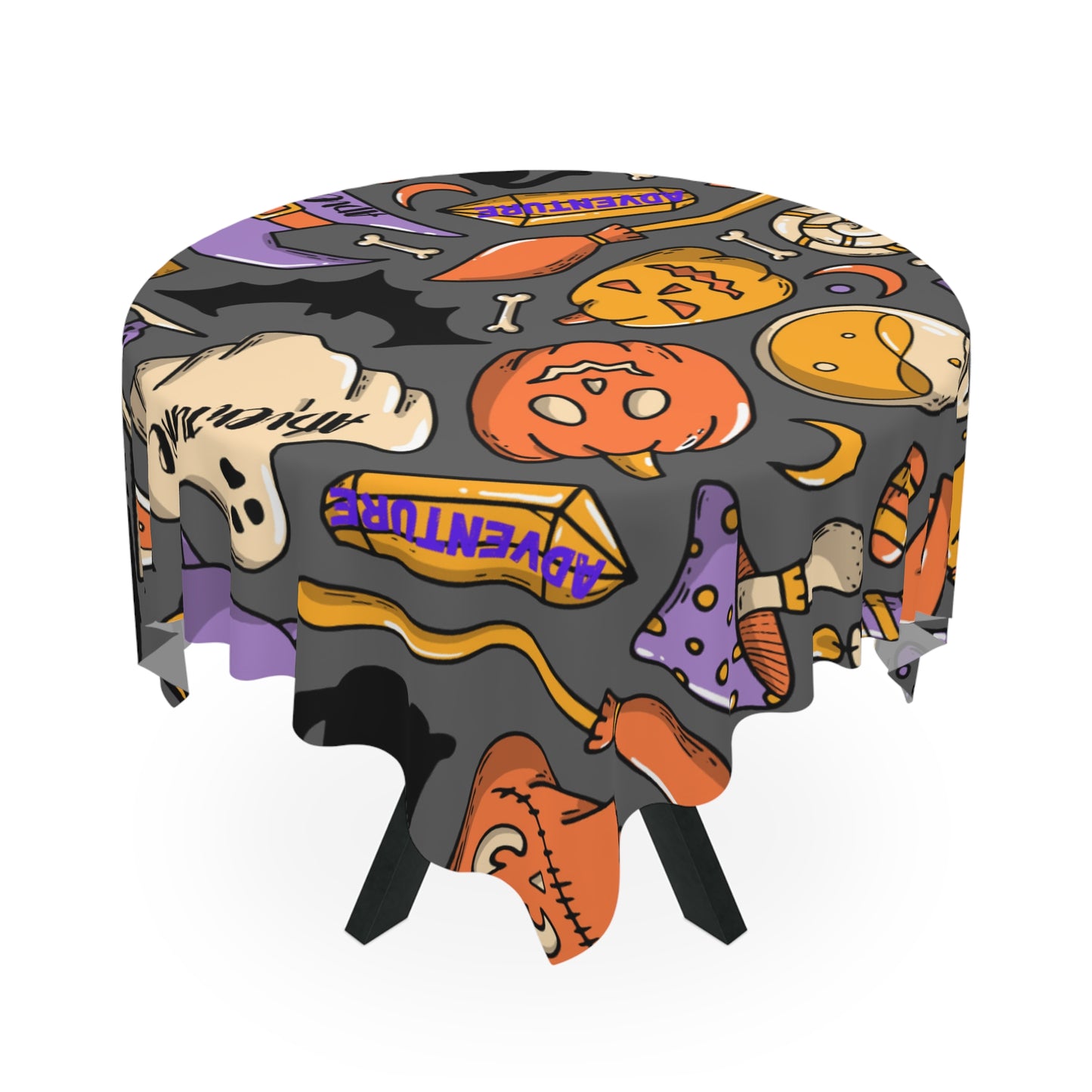 Adventure Halloween Tablecloth | Perfect for Spooky Celebrations | Full-print Tablecloth