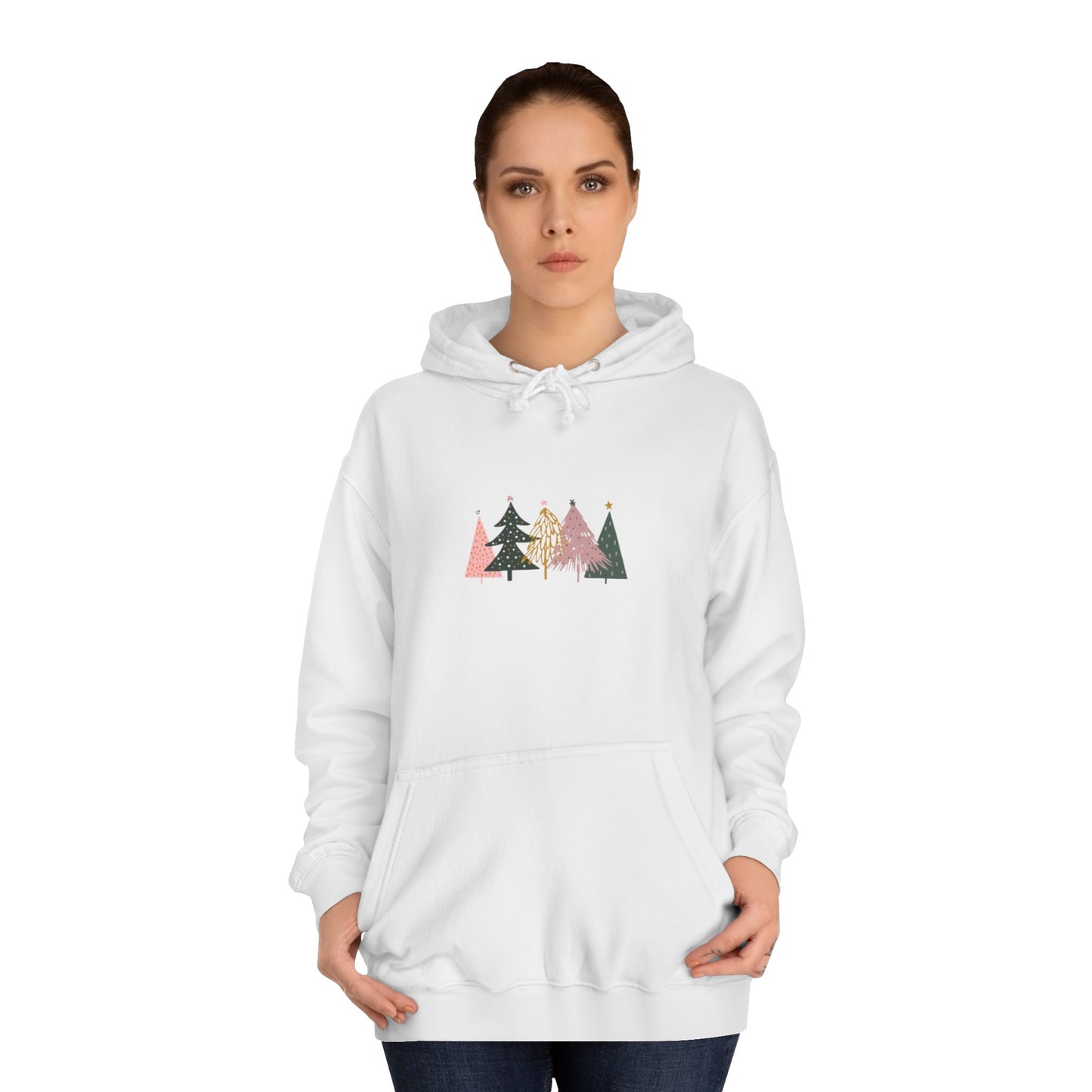 Merry and Bright Christmas Sweatshirt- Christmas Tree Crewneck (4 CHRISTMAS TREES)