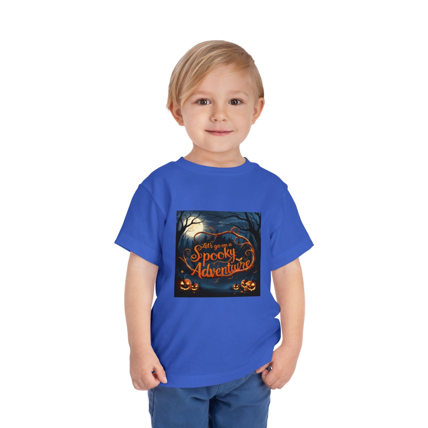 Lets Go on a Spooky Adventure T-Shirts | Perfect for Halloween Fun | Toddler Short Sleeve Tee | Toddler Short Sleeve Tee