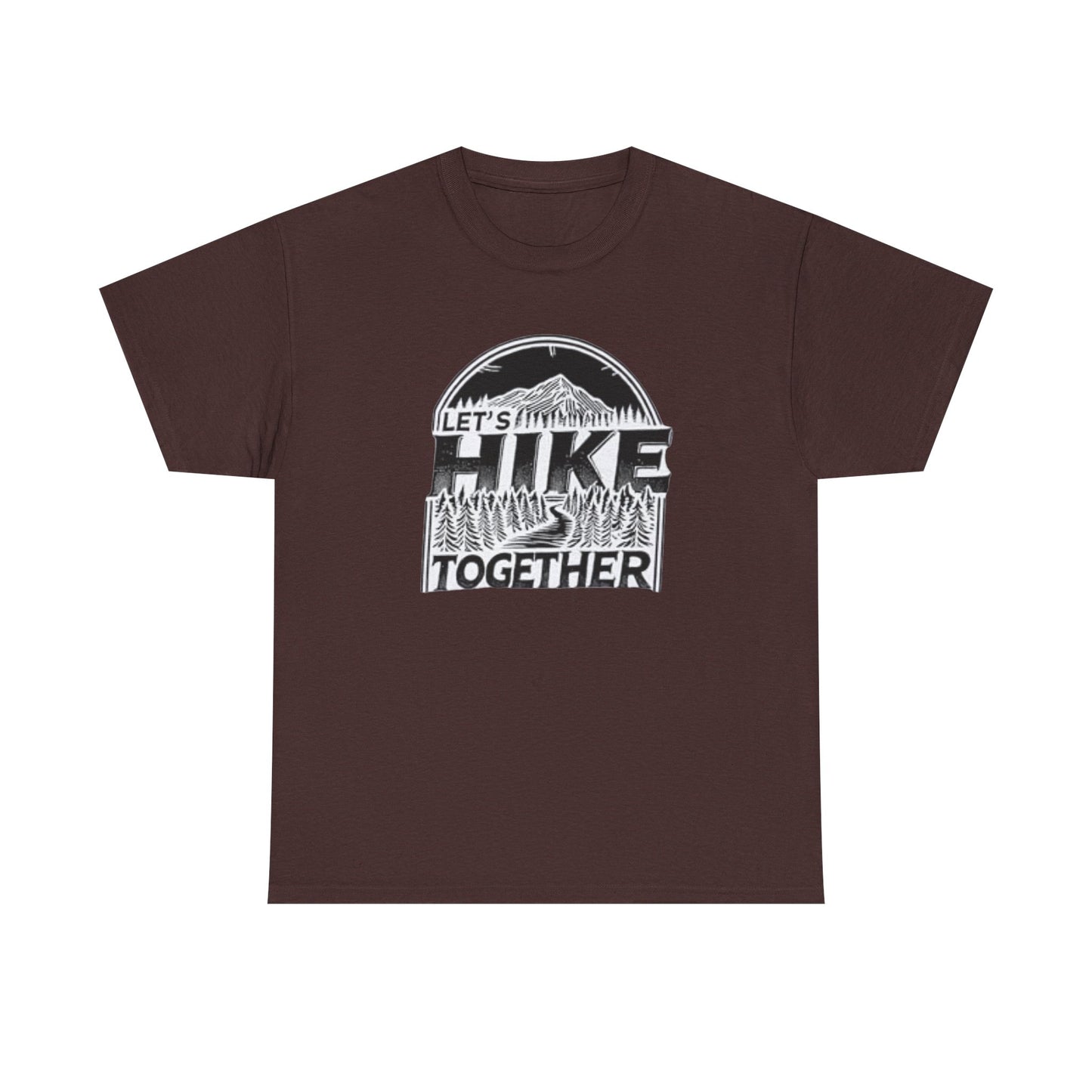 Let's Hike Together Unisex Tee, Adventure Outdoor Traveler Tshirt, Mountain Hiker Trail Shirt