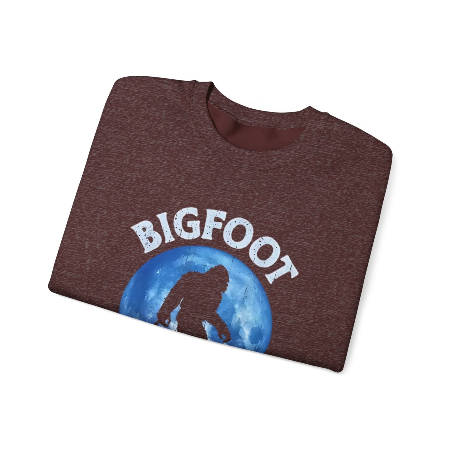 Funny Sasquatch Vintage Unisex Sweatshirt, Bigfoot Saw Me Shirt, Gift for Cryptid Lover, Yeti Graphic Pullover, Cryptozoology Crewneck