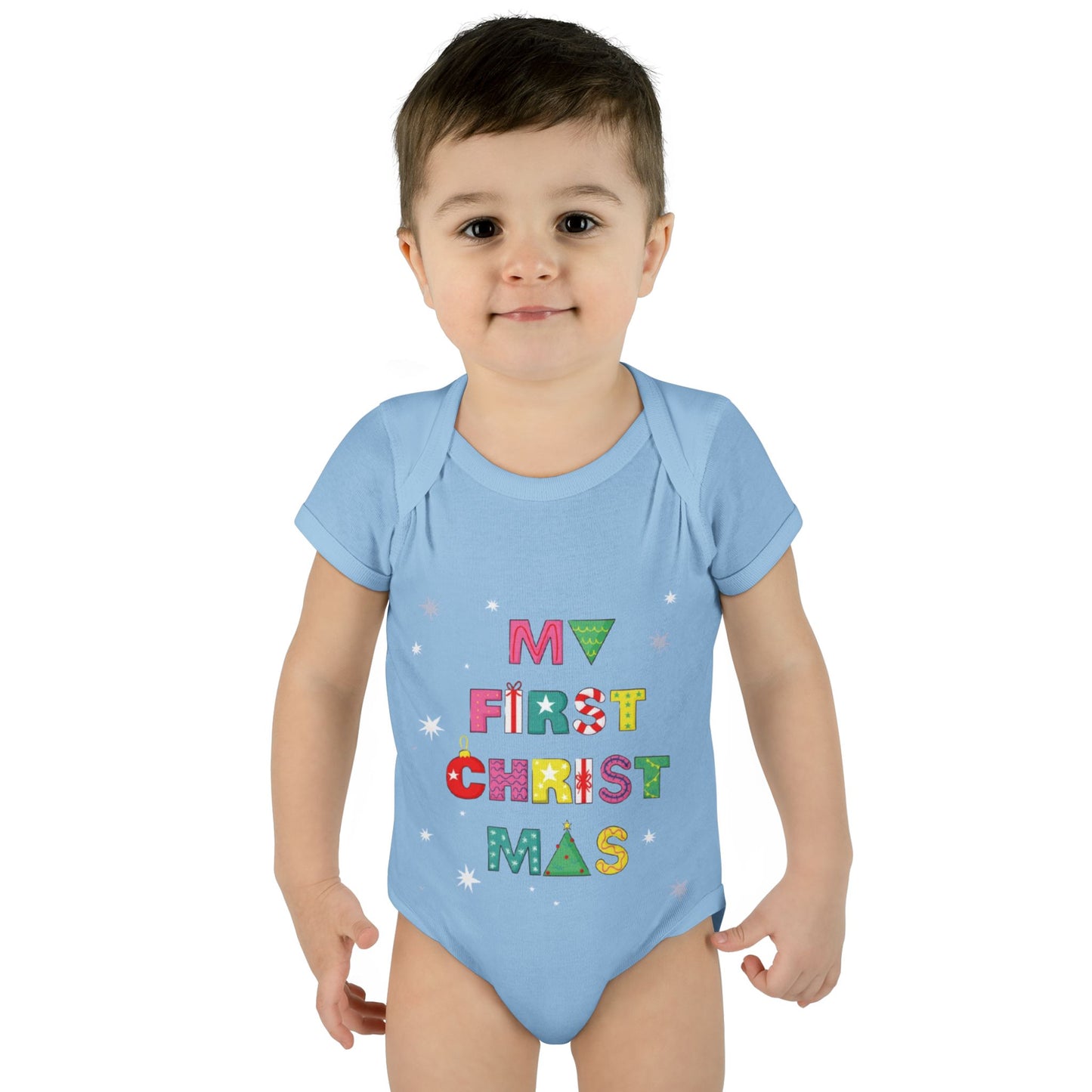 MY FIRST CHRISTMASS |Infant Baby Rib Bodysuit |Christmas Adventure Outfit