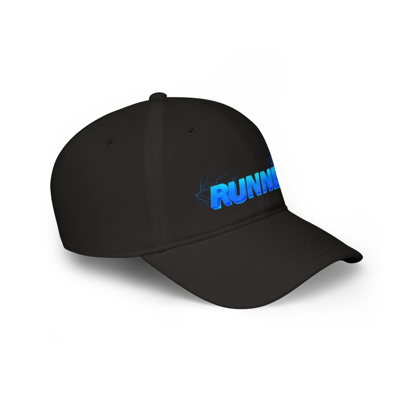 Runner Red Low Profile Baseball Cap - Stylish Hat for Runners, Casual Wear, Gift for Athletes, Running Events, Outdoor Activities