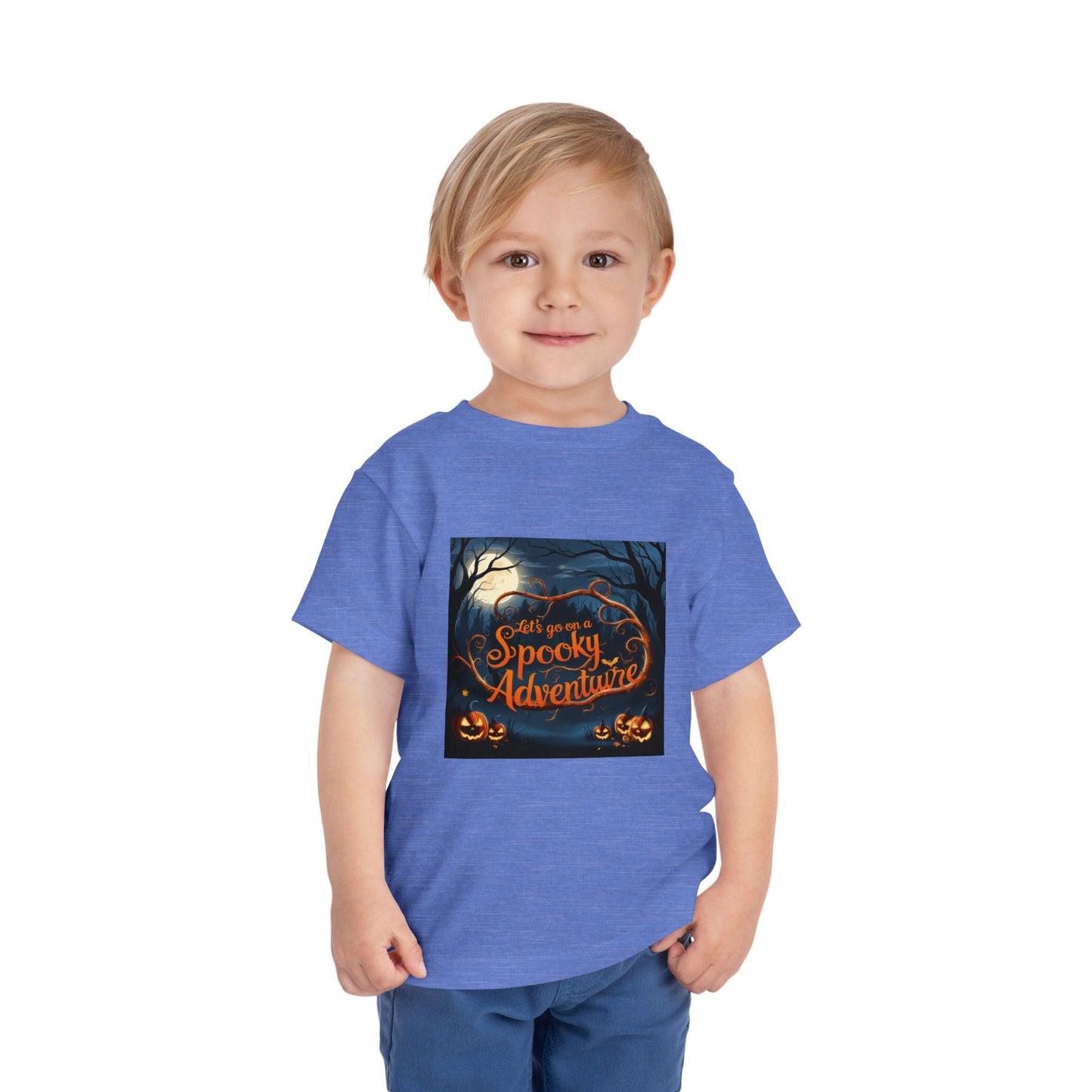 Lets Go on a Spooky Adventure T-Shirts | Perfect for Halloween Fun | Toddler Short Sleeve Tee | Toddler Short Sleeve Tee
