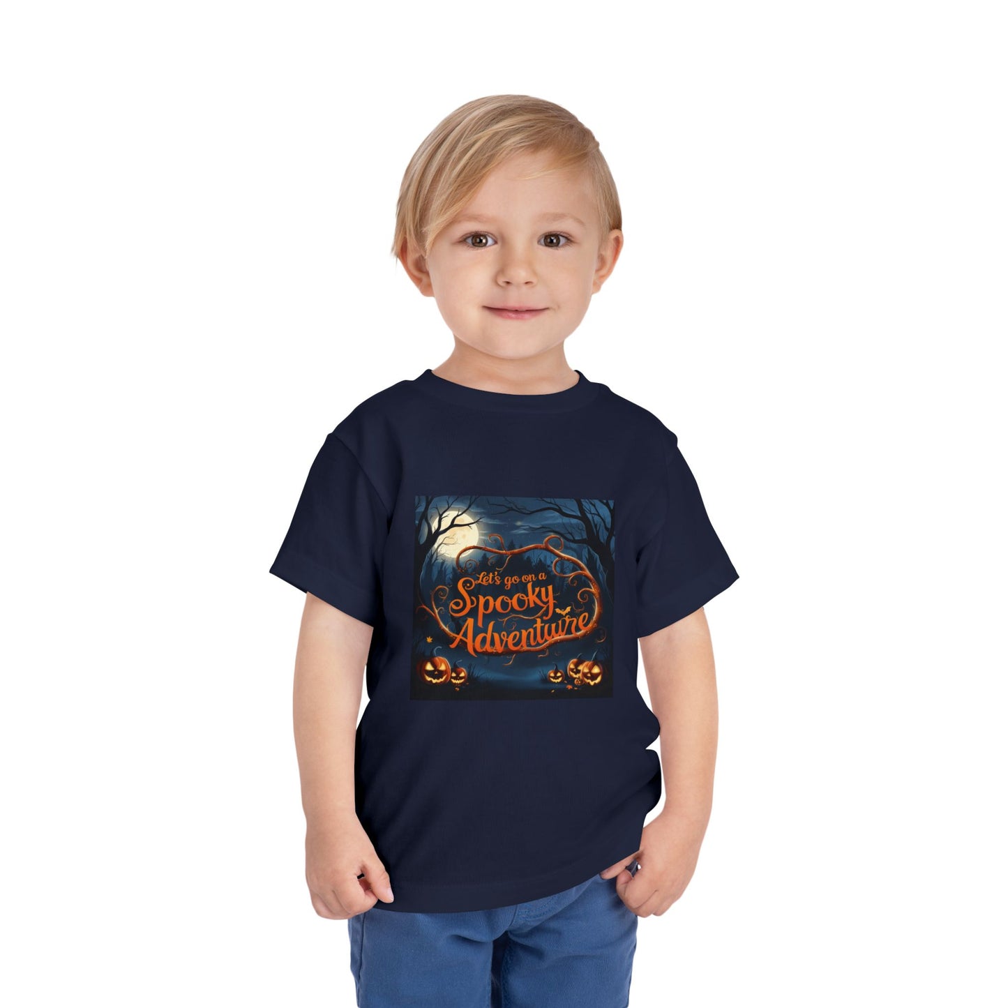 Lets Go on a Spooky Adventure T-Shirts | Perfect for Halloween Fun | Toddler Short Sleeve Tee | Toddler Short Sleeve Tee