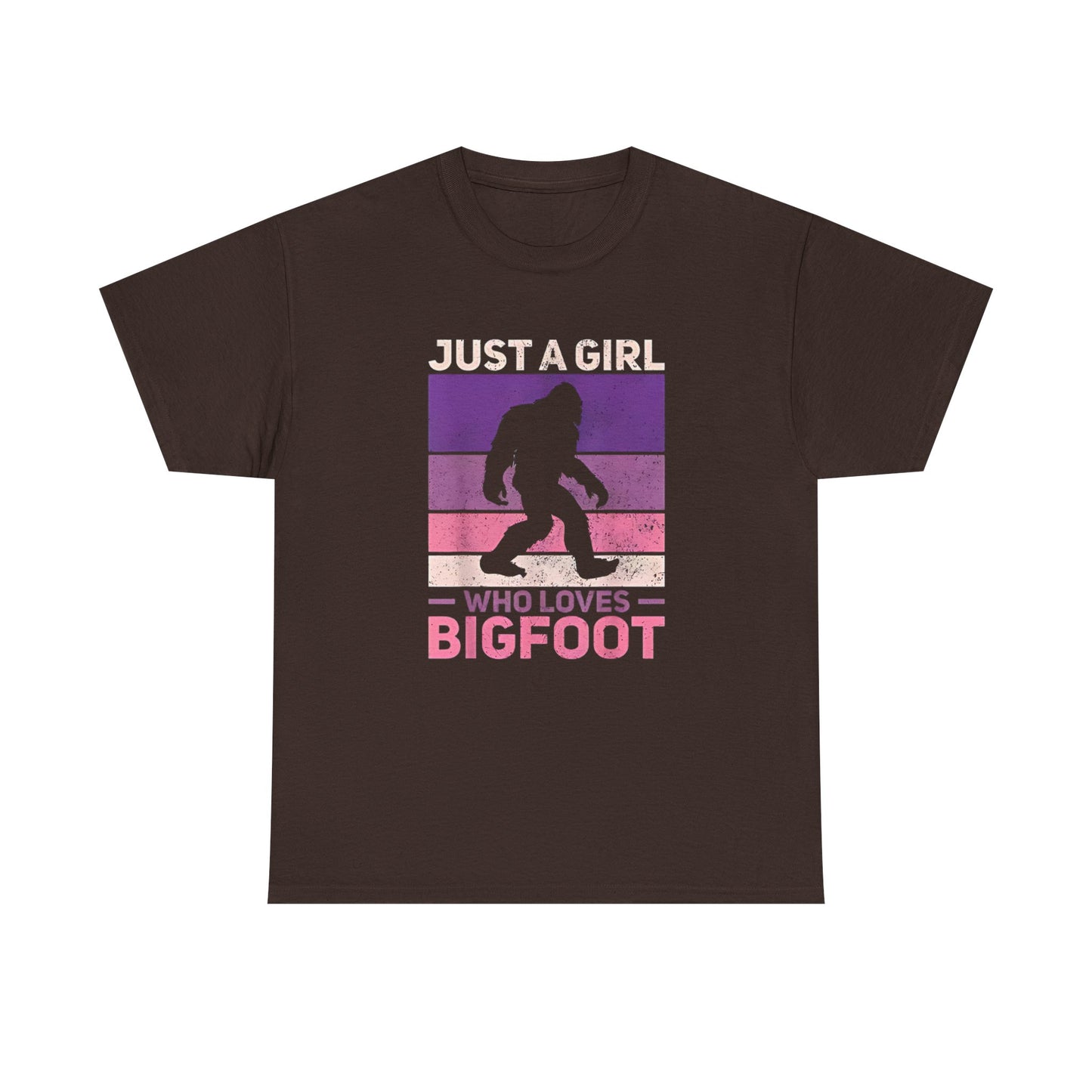 Bigfoot Valentine Shirt, Funny Tee, Unisex Heavy Cotton Tee, Bigfoot Love T-shirt, Valentines Day Gift For Him, Bigfoot Lover Gift,