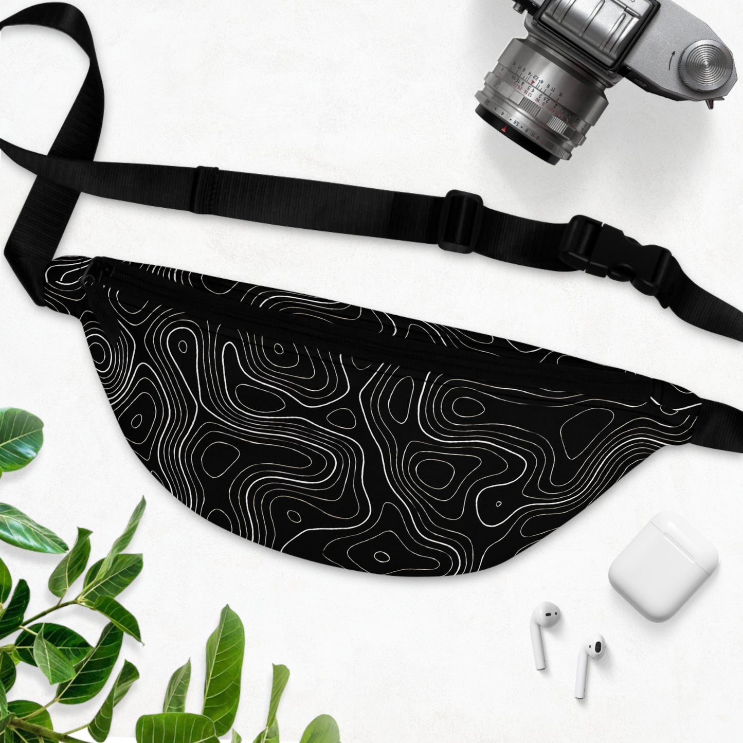 Adventure Fanny Pack - Travel and Hiking Waist Bag, Nature Lover Gift, Outdoor Explorer Hip Pouch, Camping Belt Pack, Wanderlust Bum Bag