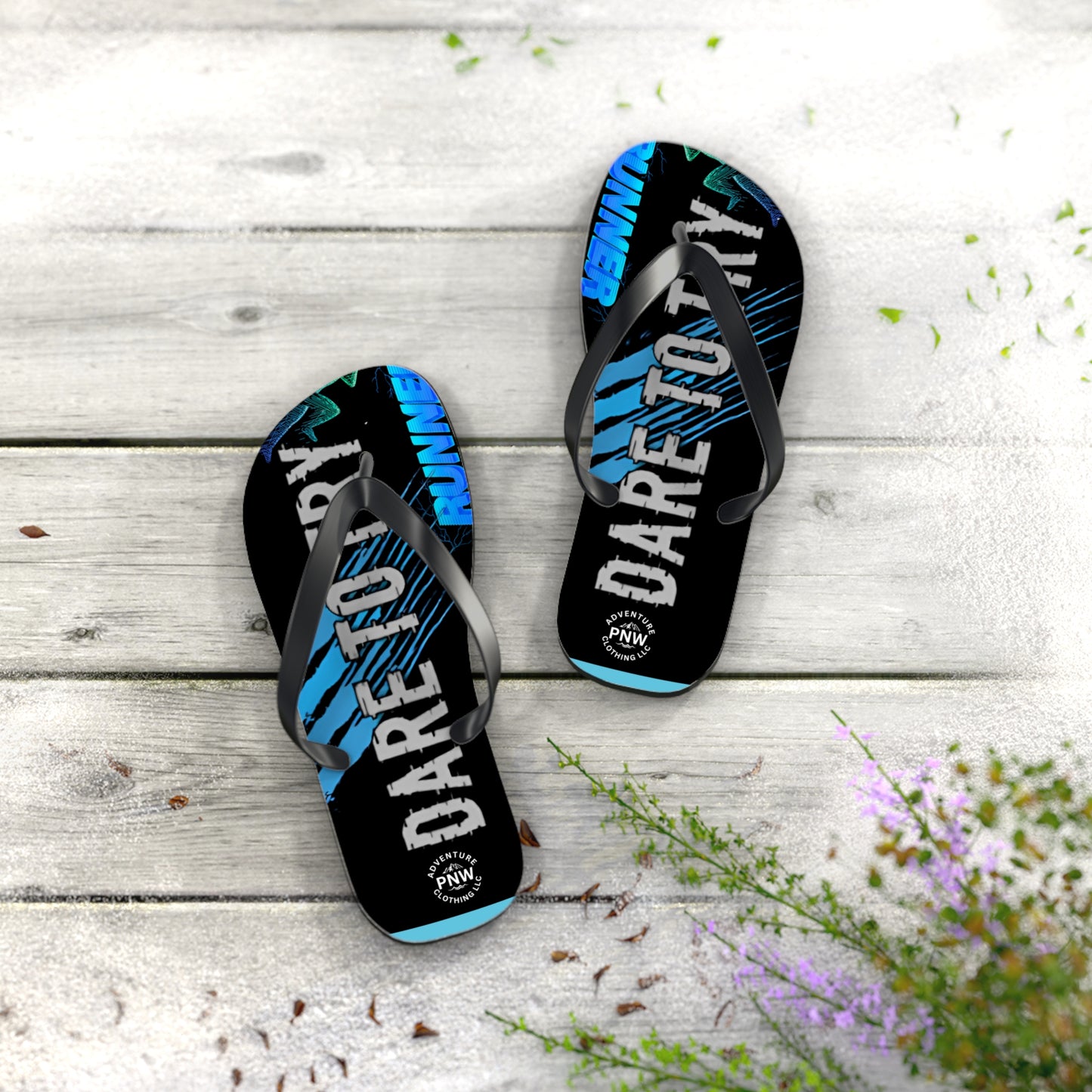 Adventure Flip Flops for Hikers, Stylish Beach Sandals, Summer Footwear, Gift for Outdoors Enthusiasts, Fun Vacation Accessories
