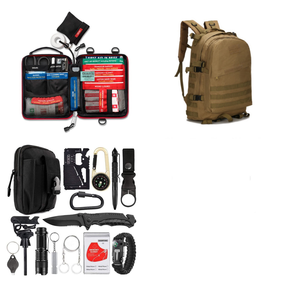 Multi-Function Survival Tool | Outdoor Camping & Self-Defense Gear