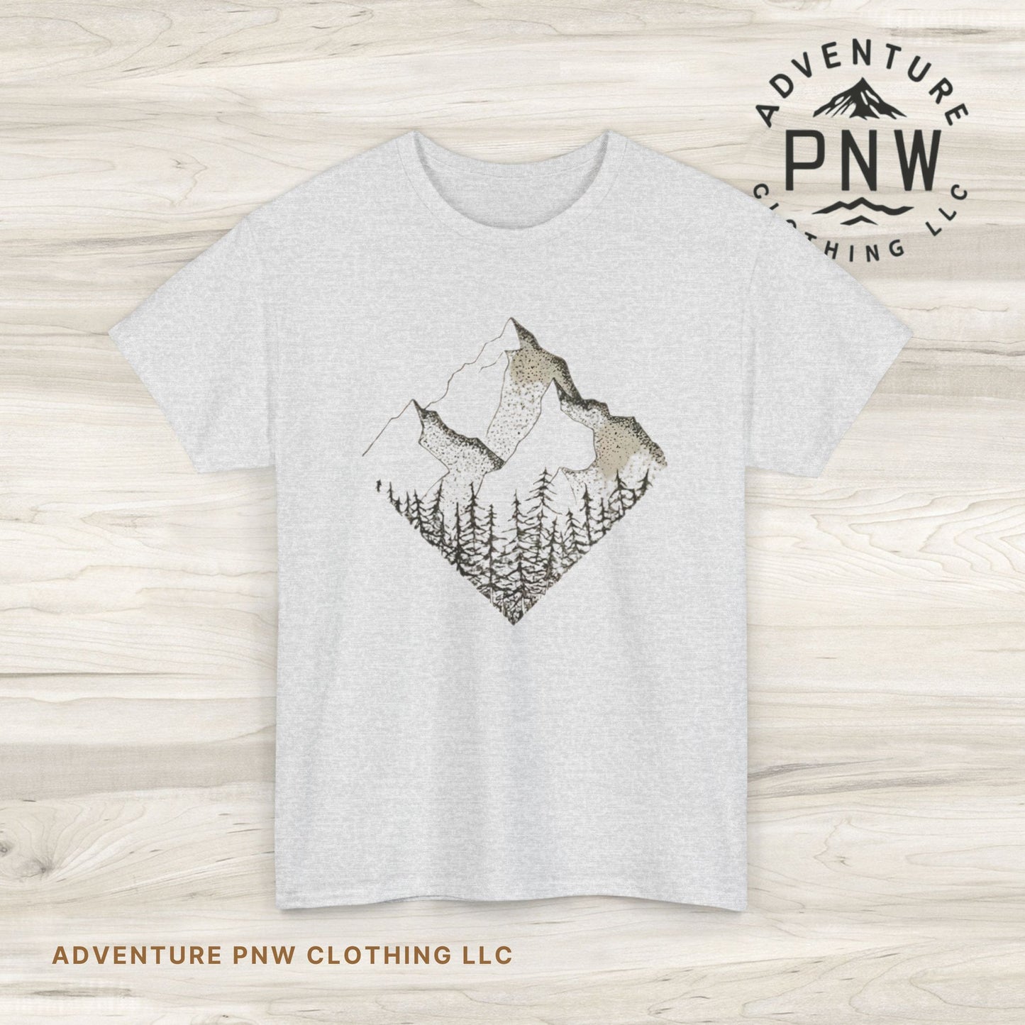 Mountain Range Adventure Tee – Hiking & Nature Shirt