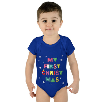 My First Christmas Baby Bodysuit –Adventure Festive Outfit
