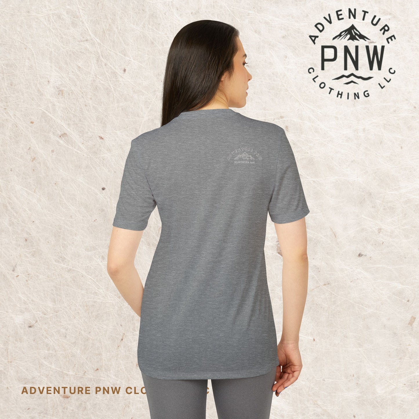 Adidas® Unisex PNW Pink Logo Sport T-Shirt | Premium Athletic Adventure Mountains