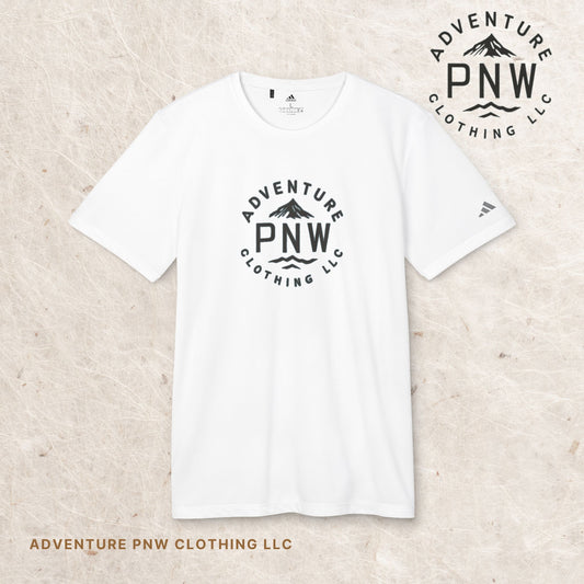 Adidas® Unisex PNW Black Logo Sport T-Shirt | Premium Comfort Athletic Adventure Mountains