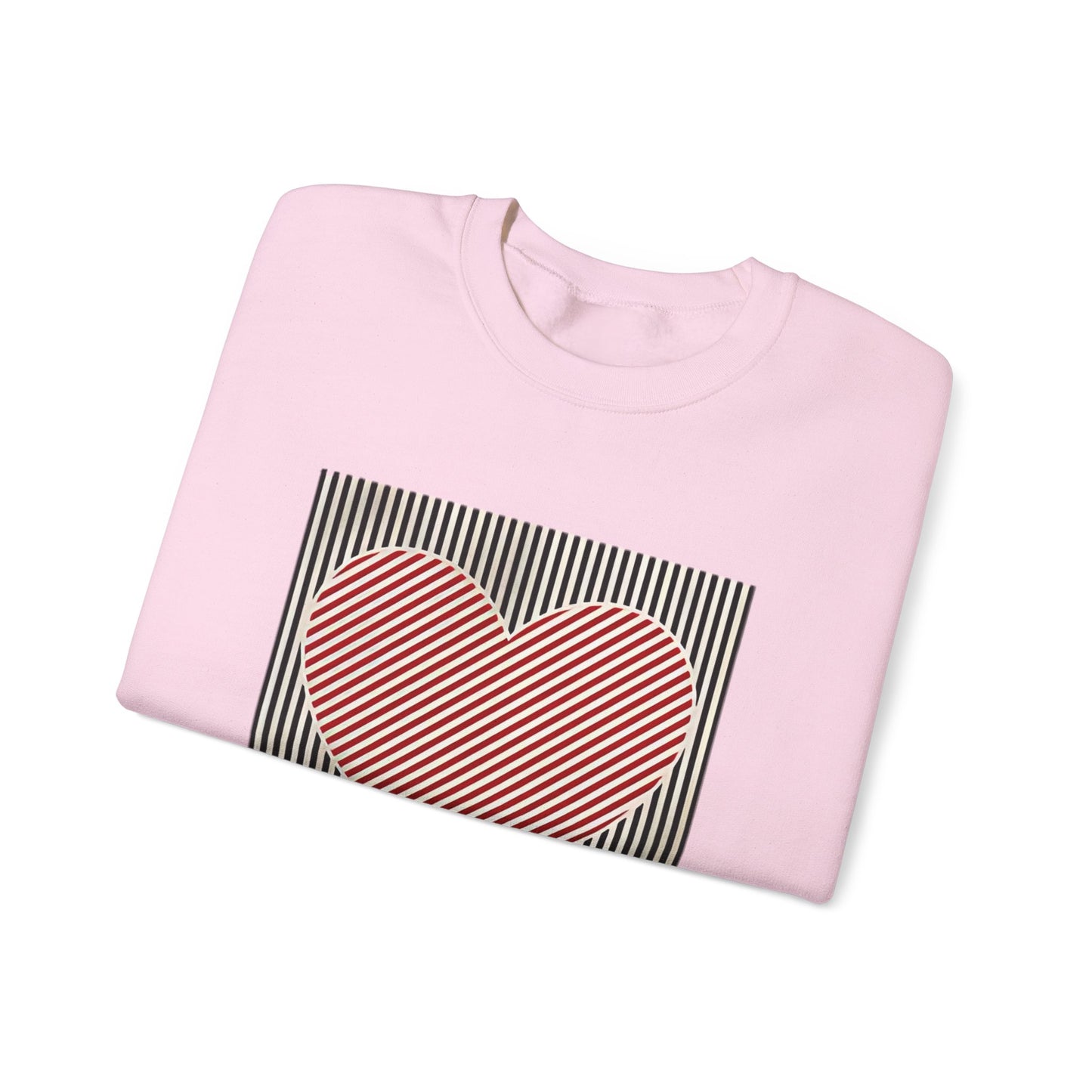 Retro Heart Valentine Sweatshirt –Adventure Gift for Her
