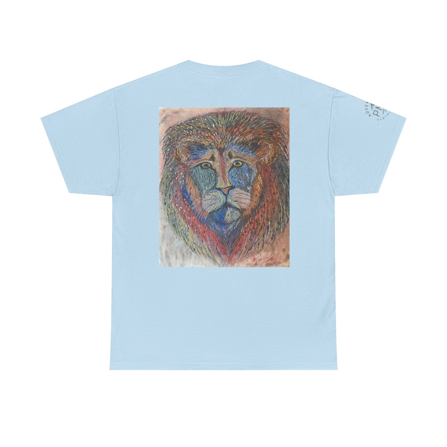 "The lion" - oil pastel