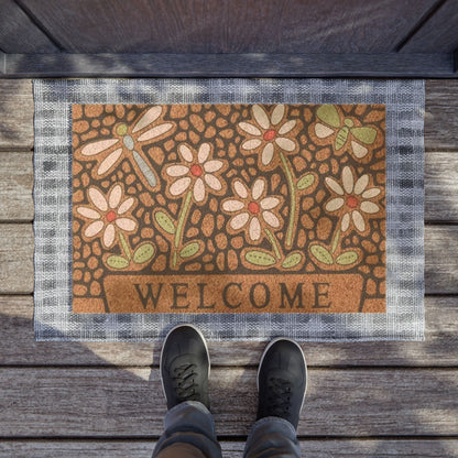 Adventure Garden Flowers Doormat – Nature Welcome Mat