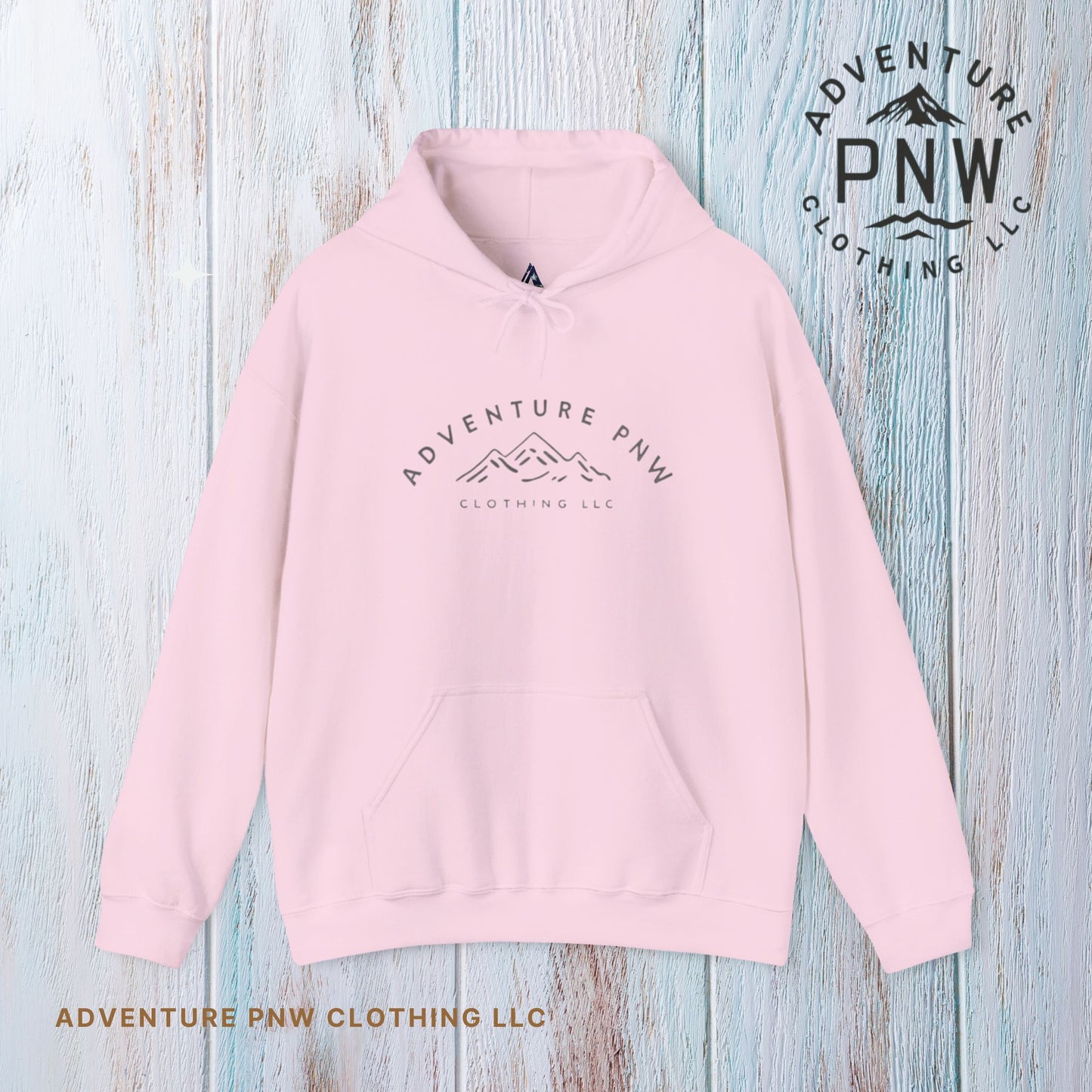 Original Adventure PNW Hoodie Design | Stylish Comfort for Outdoor Fun Adventure Mountains