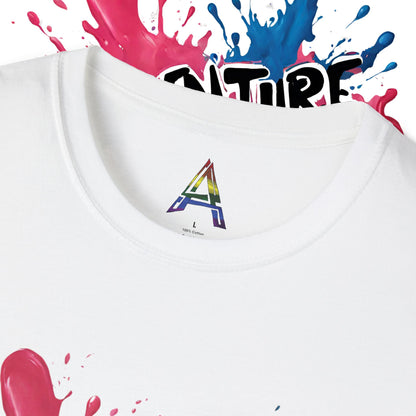 Pink, Red, & Blue Splash Paint Adventure PNW Clothing LLC T-shirt