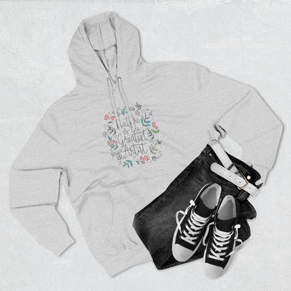 Nature is Great Artist Hoodie - Floral Graphic Botanical Garden Lover Gift, Romantic Nature Print Apparel, Spring Blossoms Top, Unisex