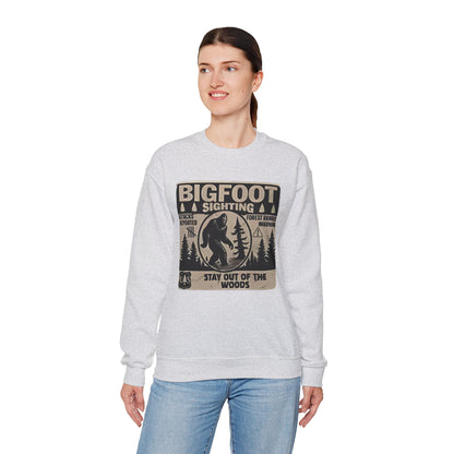 Bigfoot Retro Sweatshirt –Adventure Funny Sasquatch Crewneck
