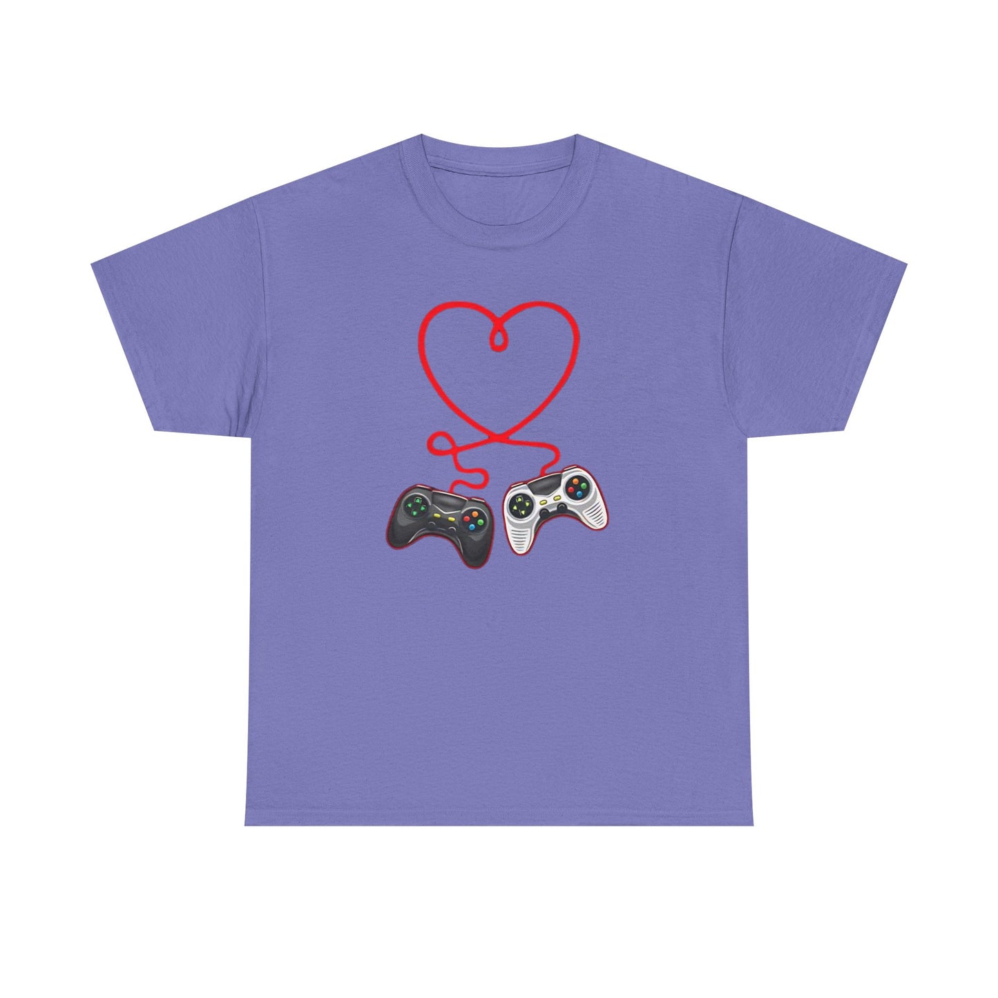 Video Gamer Valentines Day T-Shirt, Gamer Heart Tee, Valentines Gift for Him or Her, Unisex Gaming Shirt, Controller Love  Unisex Shirt