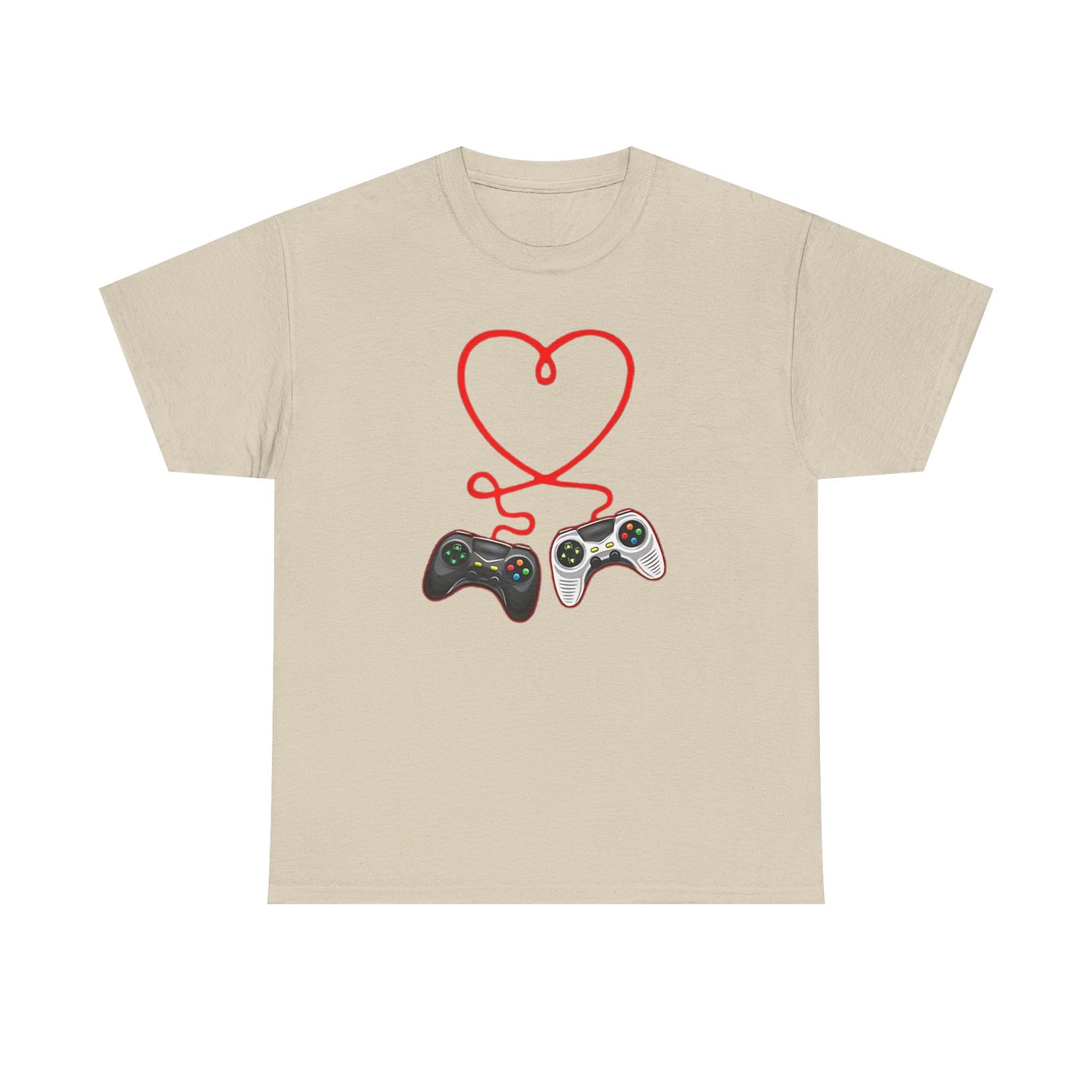 Video Gamer Valentines Day T-Shirt, Gamer Heart Tee, Valentines Gift for Him or Her, Unisex Gaming Shirt, Controller Love  Unisex Shirt