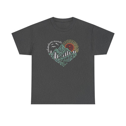Adventure Awaits Tee – Mountain Explorer Shirt