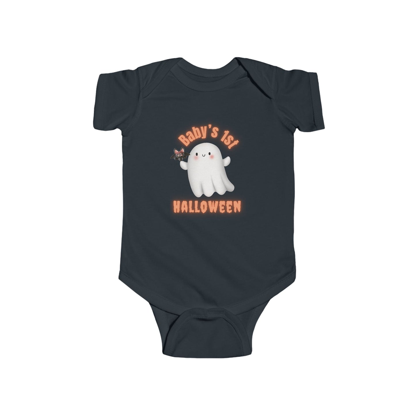 Baby’s First Halloween Bodysuit | Cute Adventure Ghost & Bat Baby Outfit