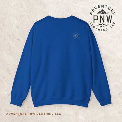 Bigfoot Santa Lights Sweatshirt –Adventure Funny Holiday Pullover