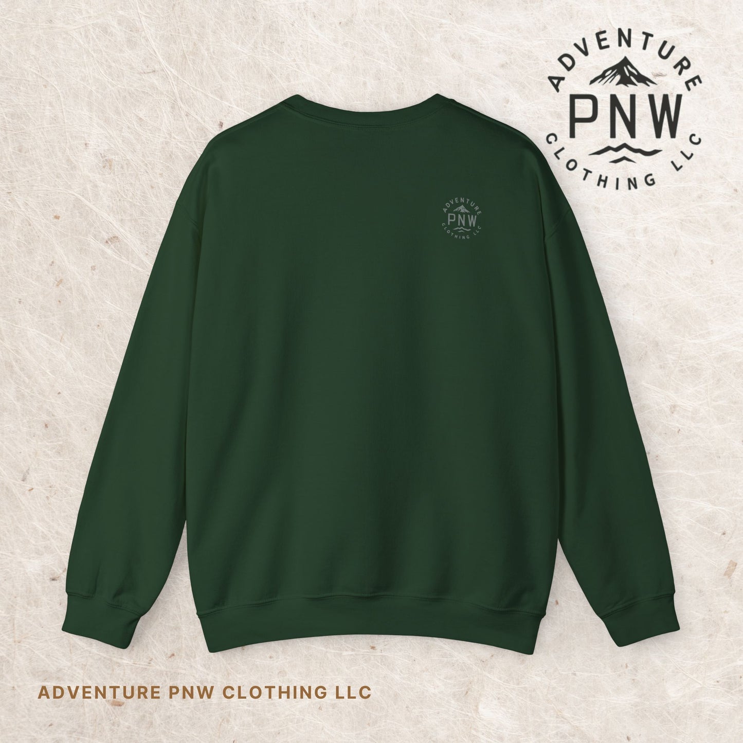 Bigfoot Santa Lights Sweatshirt –Adventure Funny Holiday Pullover