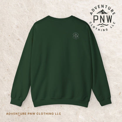 Bigfoot Santa Lights Sweatshirt –Adventure Funny Holiday Pullover