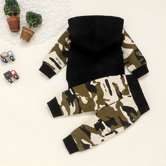 "Daddy's Boy" Camo Hoodie and Pants Set