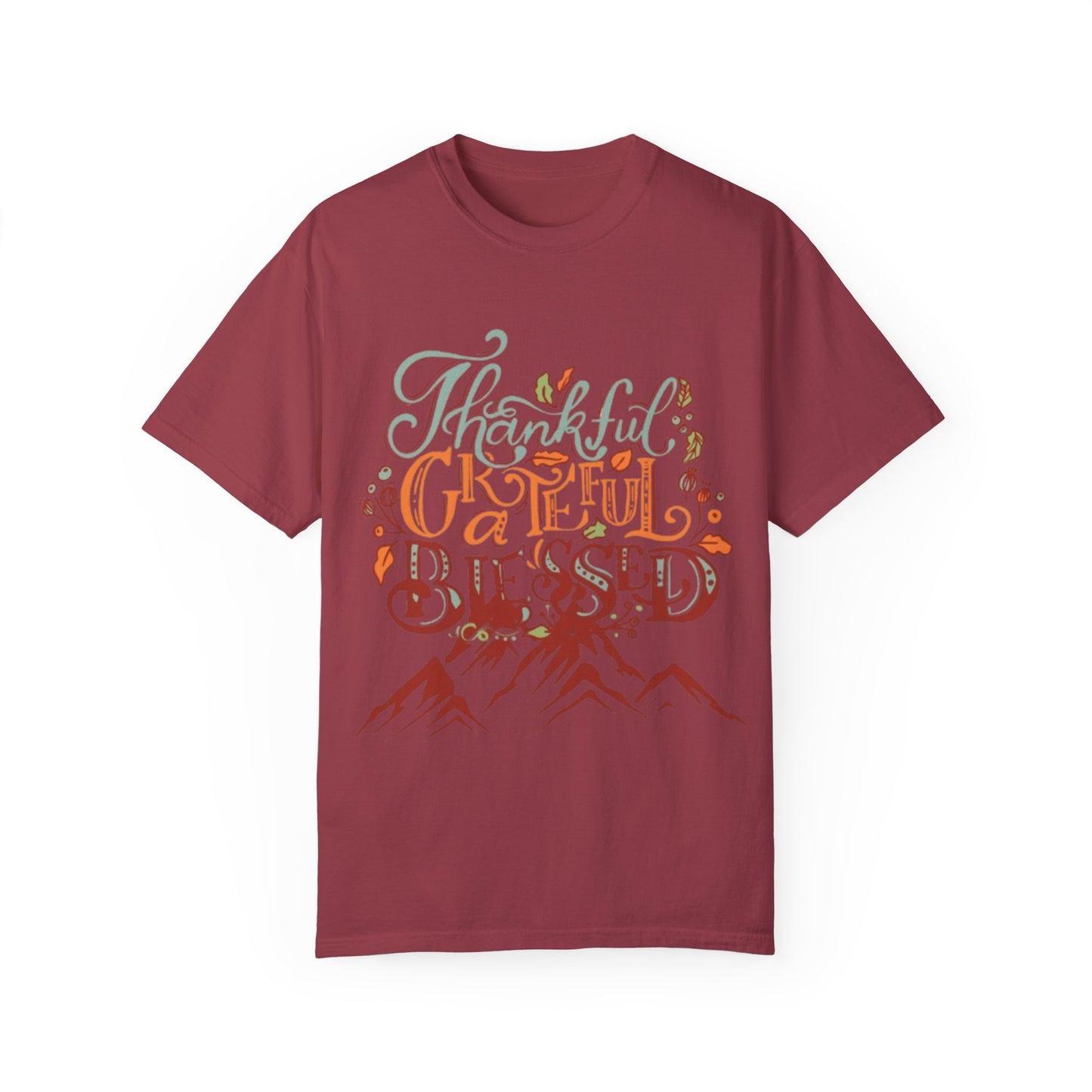 Thanksgiving Adventure Tee | Thankful Grateful Blessed Comfort |Unisex Garment-Dyed T-shirt description | Unisex Garment-Dyed T-shirt